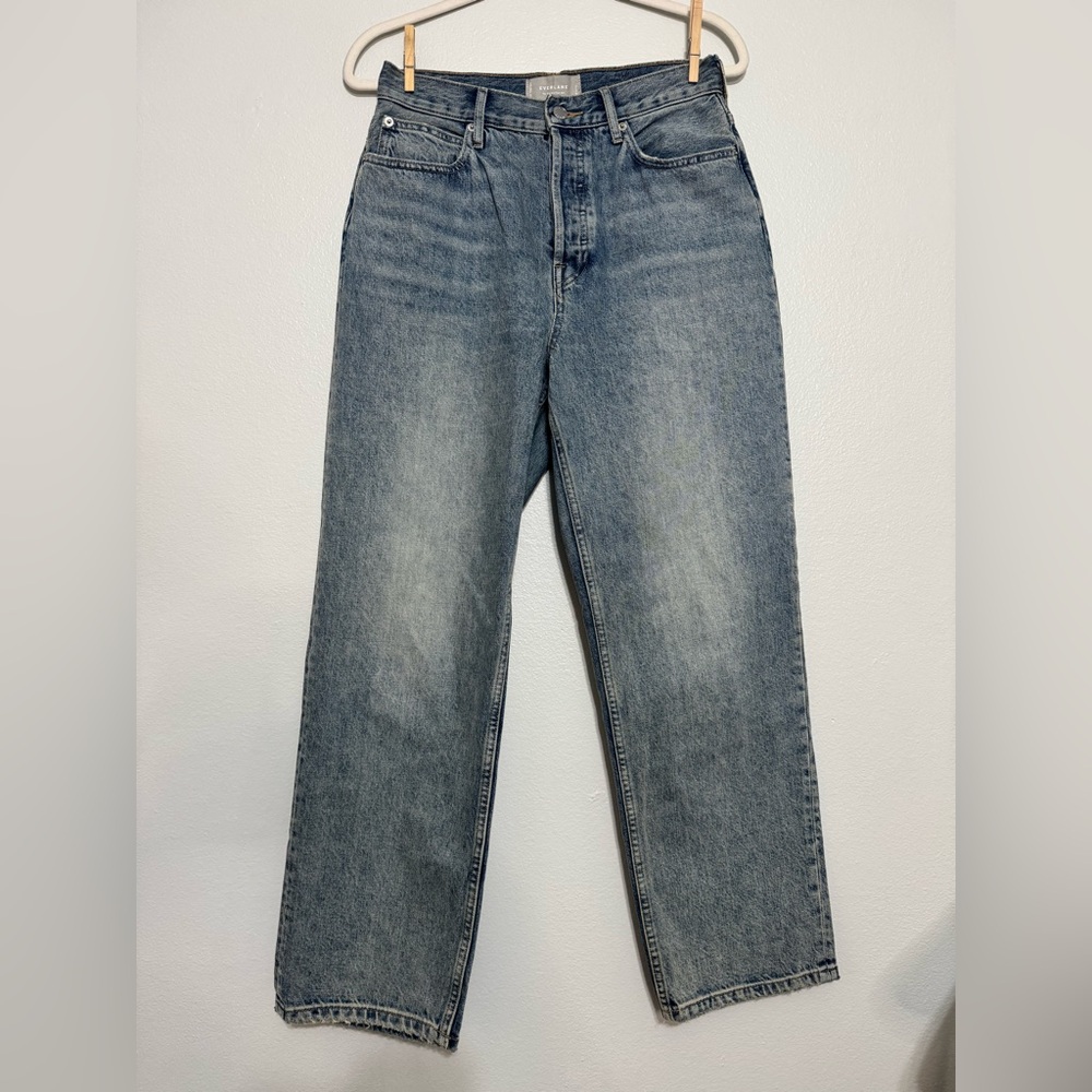 Everlane The 90s Way High Jean In Light Vintage Wash - 28 LONG - Picture 3 of 7